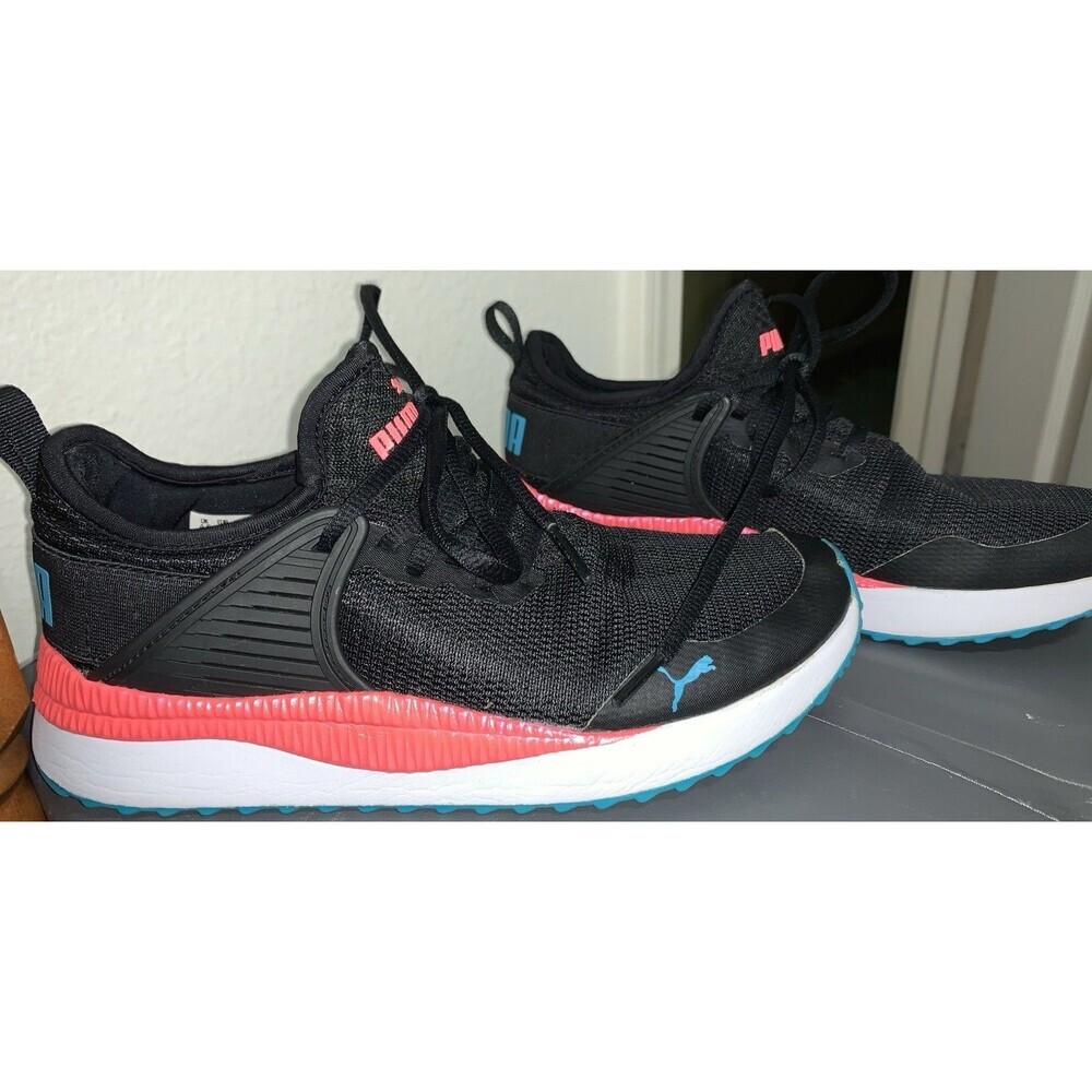 Puma Pacer Next Cag Black Pink Running Shoes (size 4.5 Youth Or 7 Women’s)